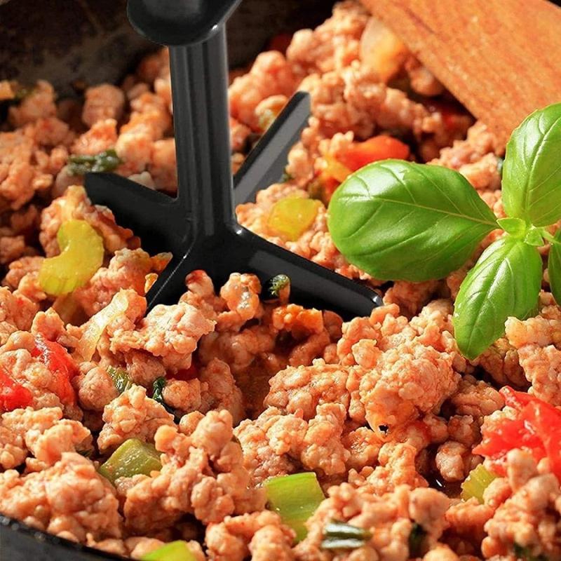 Stir Bar,Mash Meat, Mix Rice, Grind Minced Meat Shovel, Daily Dining Kitchen Cooking, Scraper Meat Grinder