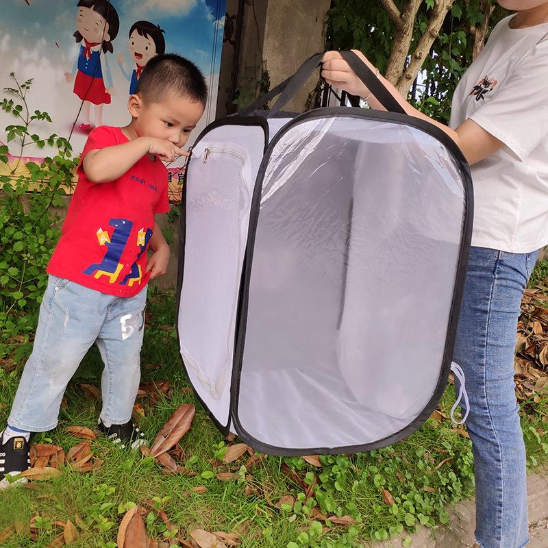 Cușcă de Observare Primăvara Fluturi și Călugăriță - Habitat de Creștere Insecte Pliabil