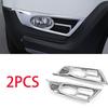Fit for 2017- Honda CRV CR-V Chrome ABS Front Fog Light Lamp Cover Trim 2pcs