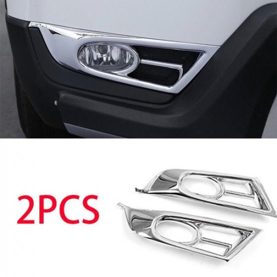 Fit for 2017- Honda CRV CR-V Chrome ABS Front Fog Light Lamp Cover Trim 2pcs