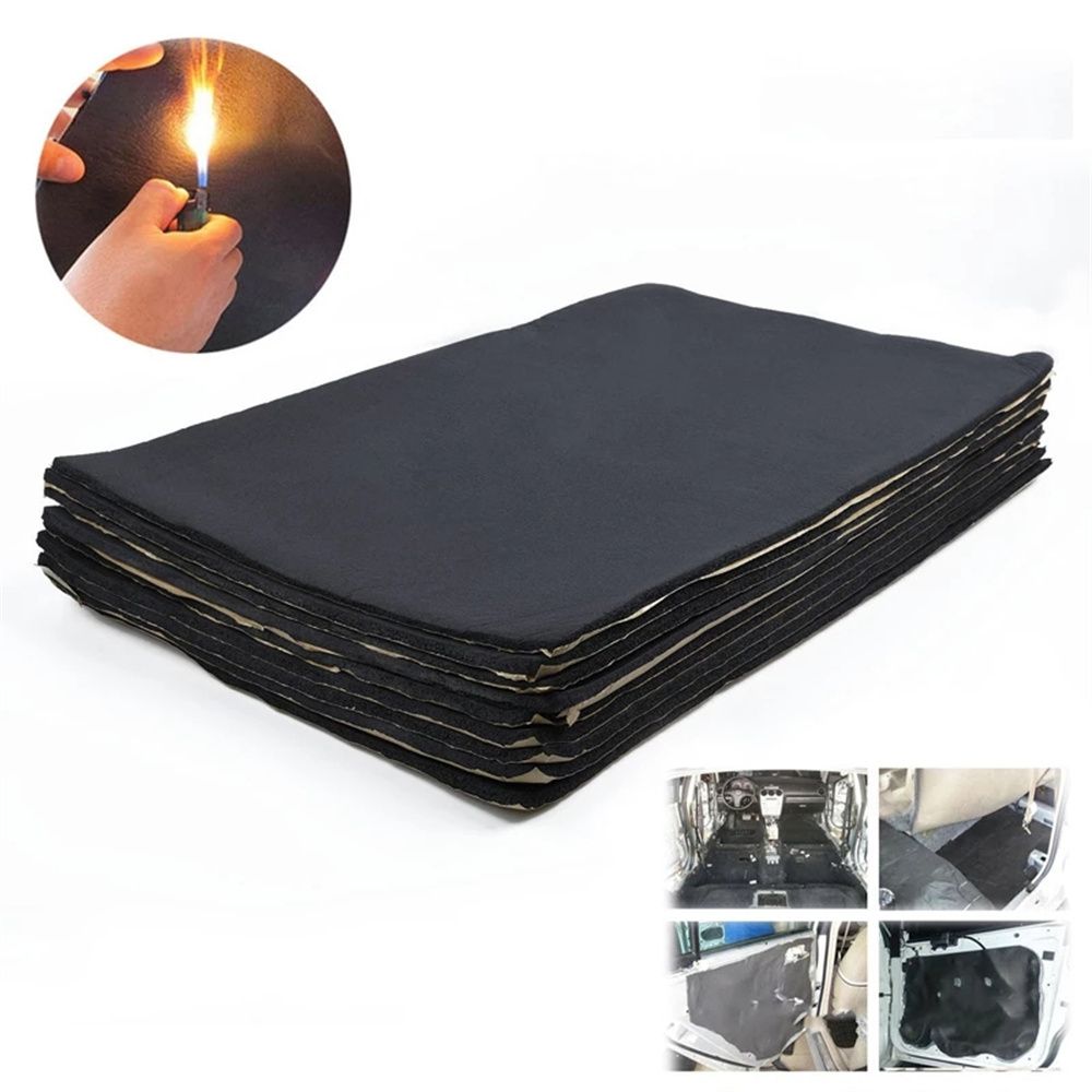 Insulation 3mm/6mm/10mm Car Foam Deadener Firewall Heat Mat Sound Deadener Mat Thermal Proofing Pad