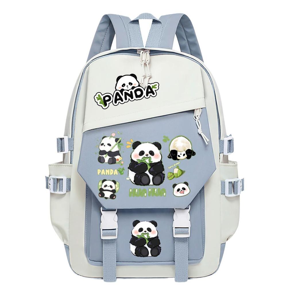 Panda Huahua Cartoon Printing Primary And Secondary School Students High Value Backpack Large Capacity Versatile School Bag