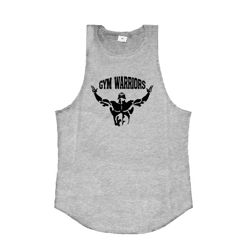 Muscleguys Running Vests Mens Bodybuilding Stringer Tank Tops Summer Cotton Gym Warriors Clothing Muscle Sleeveless Shirt Fitness Singlets