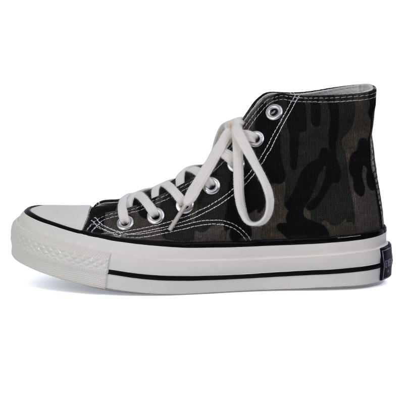 Men Canvas Shoes High Top Vulcanized Sneakers Casual Flats Man Shoes White Espadrilles For Women Classic Unisex Vulcanize Shoe