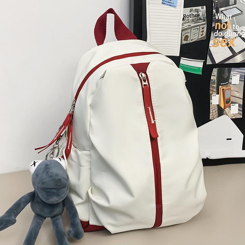 Children's Small Schoolbag for College Students Simple New Small Backpack for Girls Men's Contrasting Color Backpack for Girls