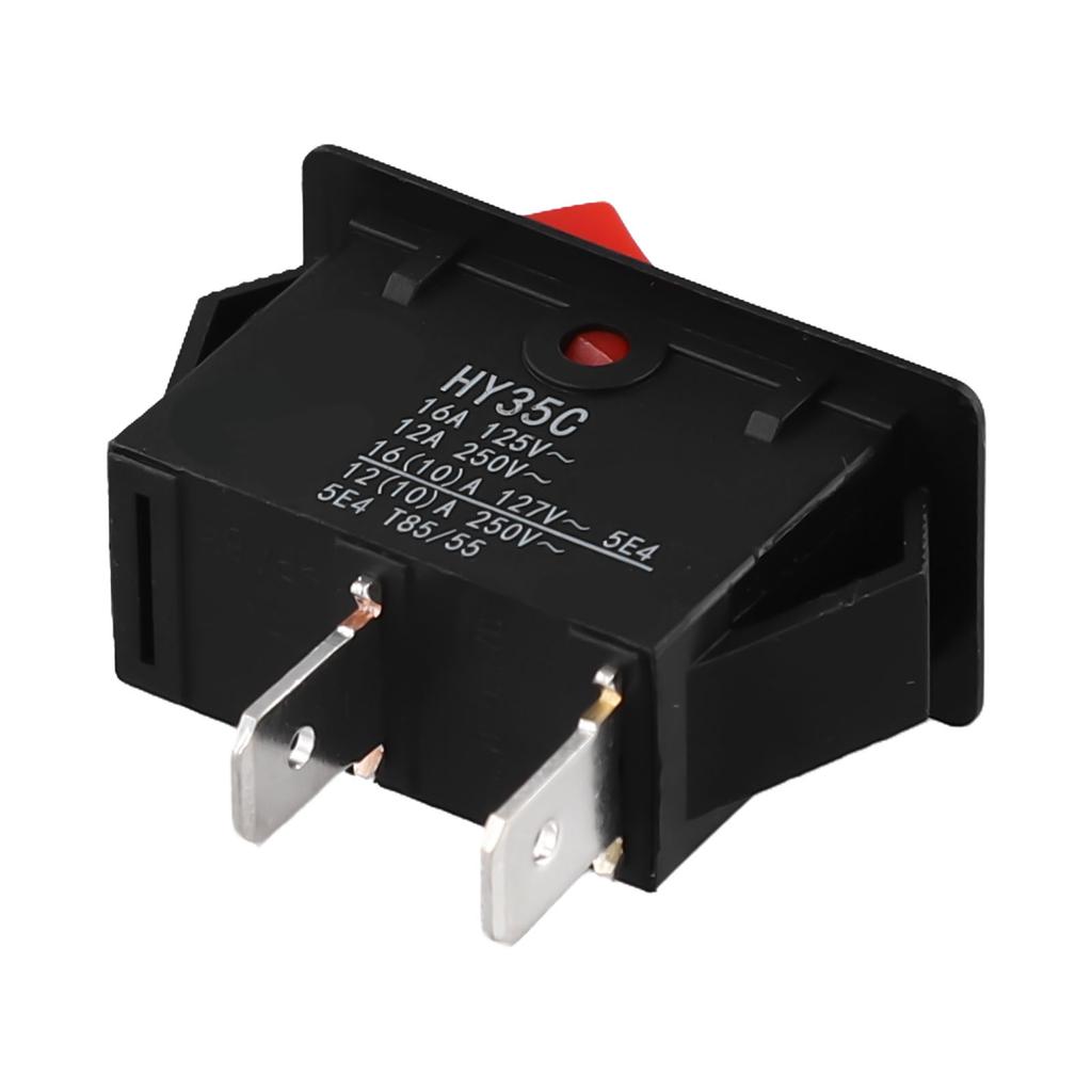 Electrical Repairs Color Black, Red Hy35C Switch High Current Pushbutton Switch AC Voltage Switch Plastic And Metal