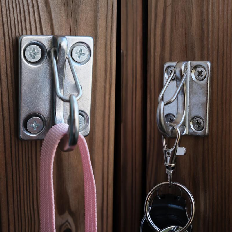 2KS Jednoduché pružinové háčky na kabáty Nástěnné háčky Lodní háčky Háčky na blatníky Věšák odolný proti úniku Pet příslušenství pro péči Výcvikový dvůr