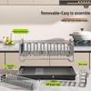Multifunctional Stainless Steel Kitchen Dish Rack