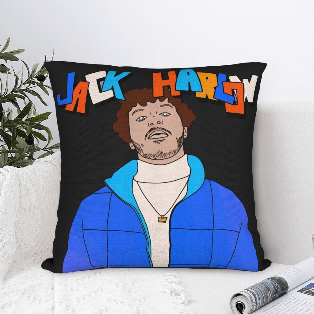Singer Jack Harlow  Pillow Cover Cute Funny Pillow Case For Sofa Car Home Decor Square Cushion Cover Gift