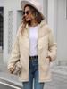 Fluffy Fleece New Women's Autumn Winter Cardigan Long Sleeve Zip-Up Loose Plush Coat Women