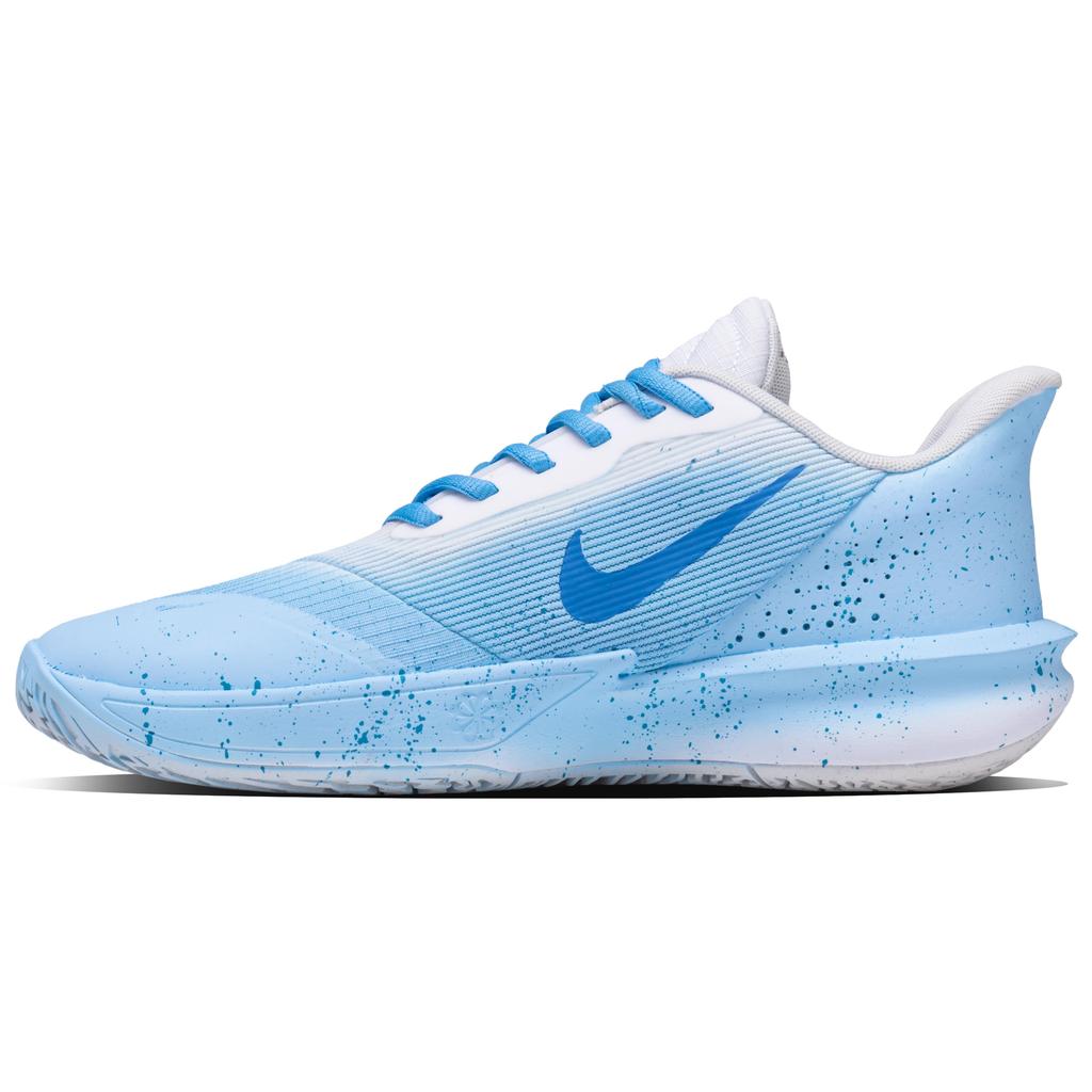 Nike Precision 7 Low top Basketball Shoes Men's Pink Blue FN4322-100(Team63-)