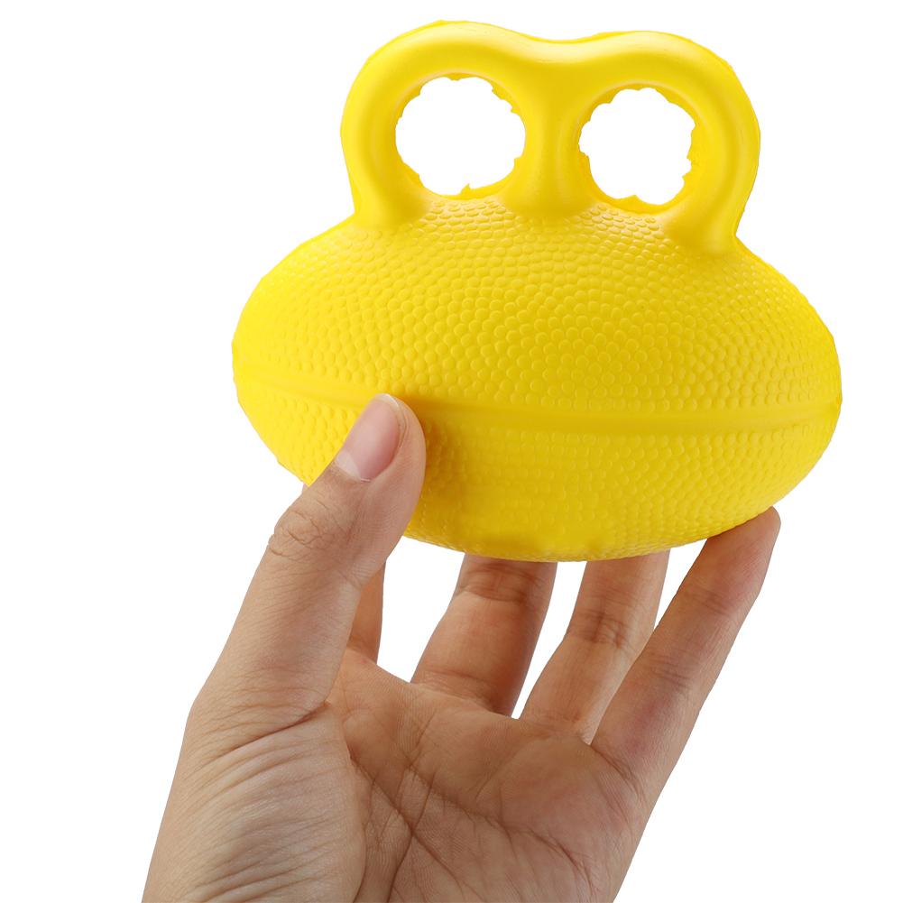 Universal Hand Function Trainer Finger Recovery Training Exercising Stress Grip Ball Yellow