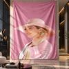 Wall Hanging Tapestry,Lady Gaga Printed Fabric Backdrop For Dorm Room Party Decoration