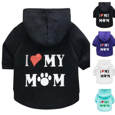 Hooded Round Neck Sweatshirt Small Medium And Large Dogs And Cats Pet Warm Pullover Hoodie Dog Clothing Shirt Soft Clothing