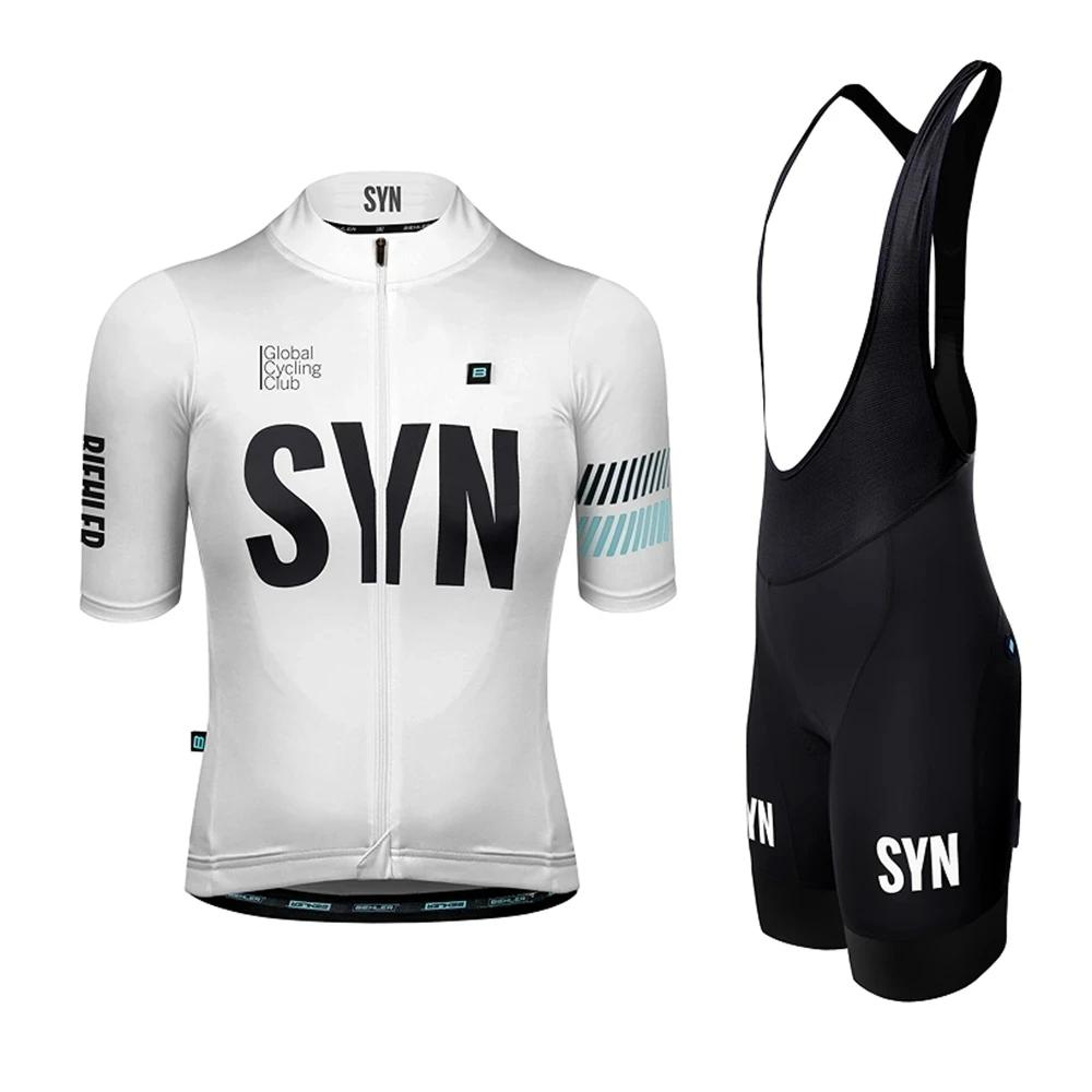 2026 Sommer Atmungsaktives Radsportanzug-Set Sommer Synful Pro Team Radsport-Set Damen Kurzarmtrikot und Trägerhose Pro Race Fahrrad