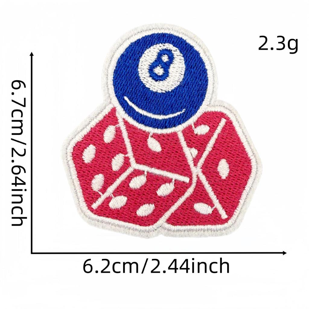 Cartoon Pink Series Embroidered Patch Bowknot Flower Applique Clothing Accessories with Hot Melt Adhesive