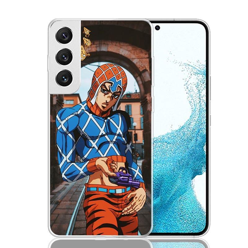 JoJo Adventure Guido Mista Phone Case For Samsung Galaxy S26 S25 Edge S24 S23 FE S22 Ultra S21 Plus S20 + Fundas Cover Coque Gal