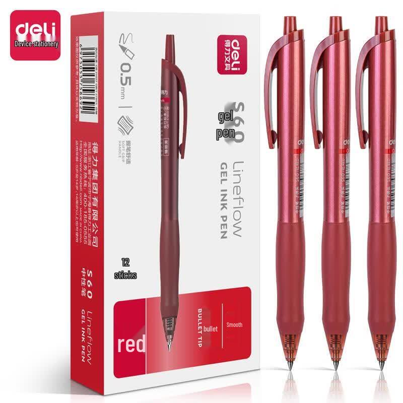 Deli S60 Retractable Gel Pen