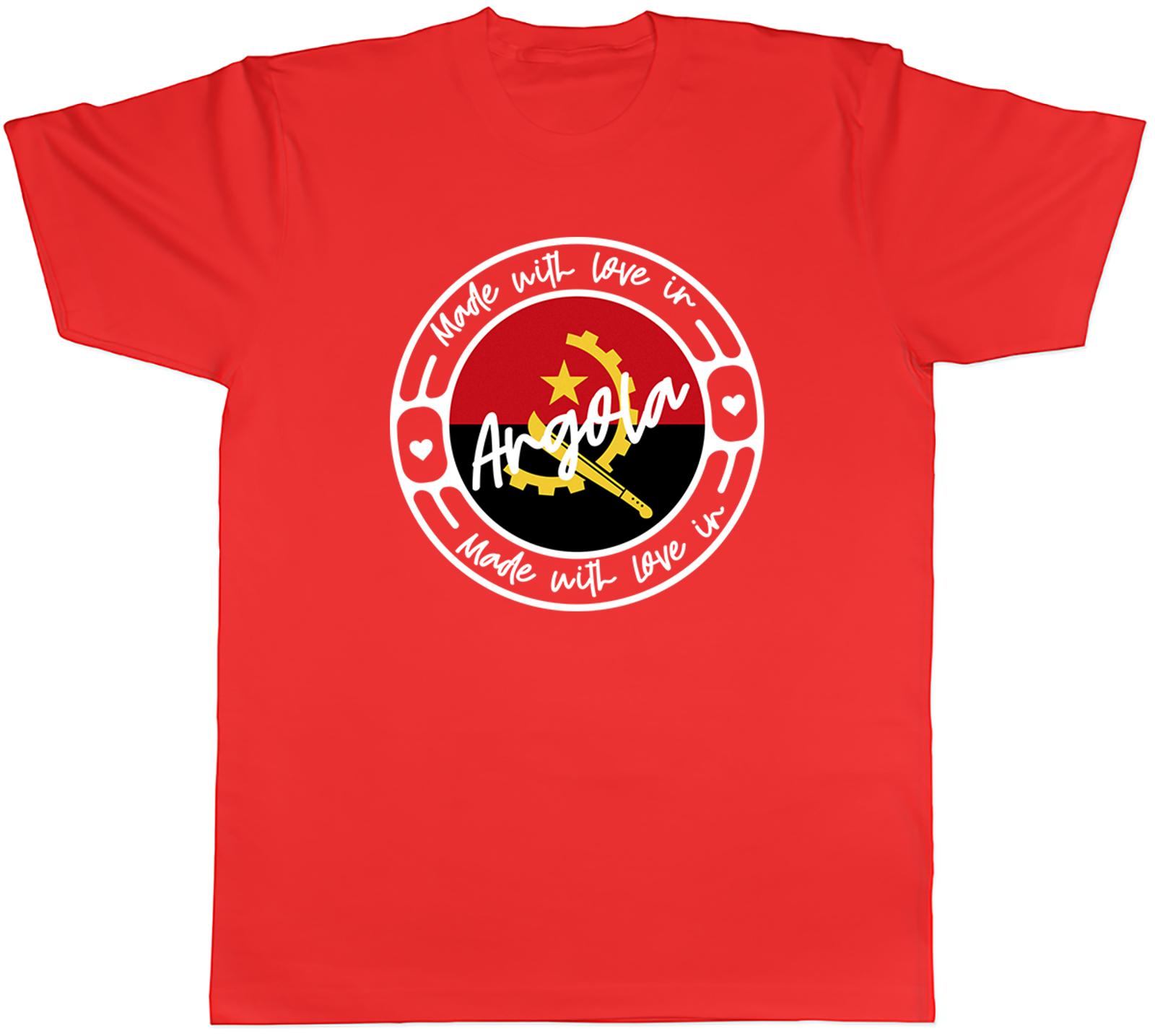 Made With Love In Angola Unisexs Unisex TShirt Tee S