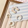 4 Stück/Set Transparente C-Ringe Gewindelose Ohr-Manschetten Stern Herz Clip-On Ohrringe Minimalistisches Buntes Ohrknochen-Clips Set Reise