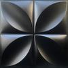 12 Stück 3D-geprägtes Wandpaneel PVC 0,8 cm dick für Heim-/Hotel-Hintergrundwand-Dekoration