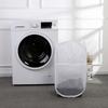 2pcs Large Capacity Dirty Clothes Basket Storage Bucket Mesh Bathroom Portable Foldable Dirty Clothes Basket