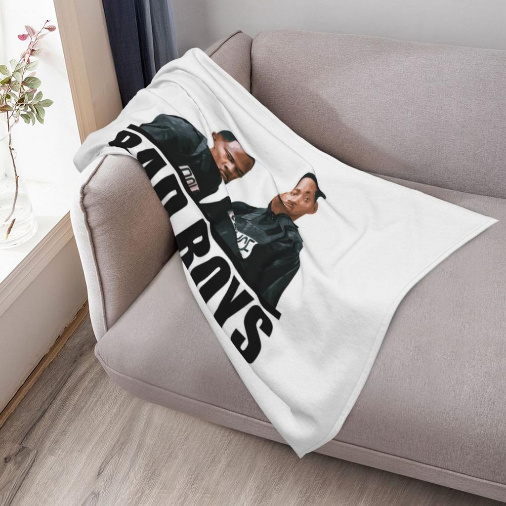 Inspired by Bad Boys for Life Throw Blanket All Season Soft Lightweight Blanket for Home