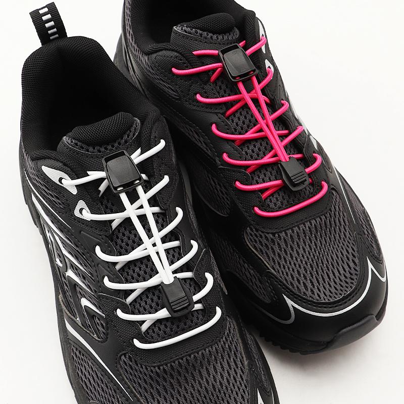 Buckle for Kids & Adults Elastic Laces for Sneakers No-Tie Shoe Lace Fastener Press Spring Lock Shoelace Running Shoes Fix Clips