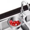 1pc Heavy-Duty Swan Drainage Basket - Undermount Kitchen Sink Organizer with, Space-Saving Countertop Drain for Kitchen