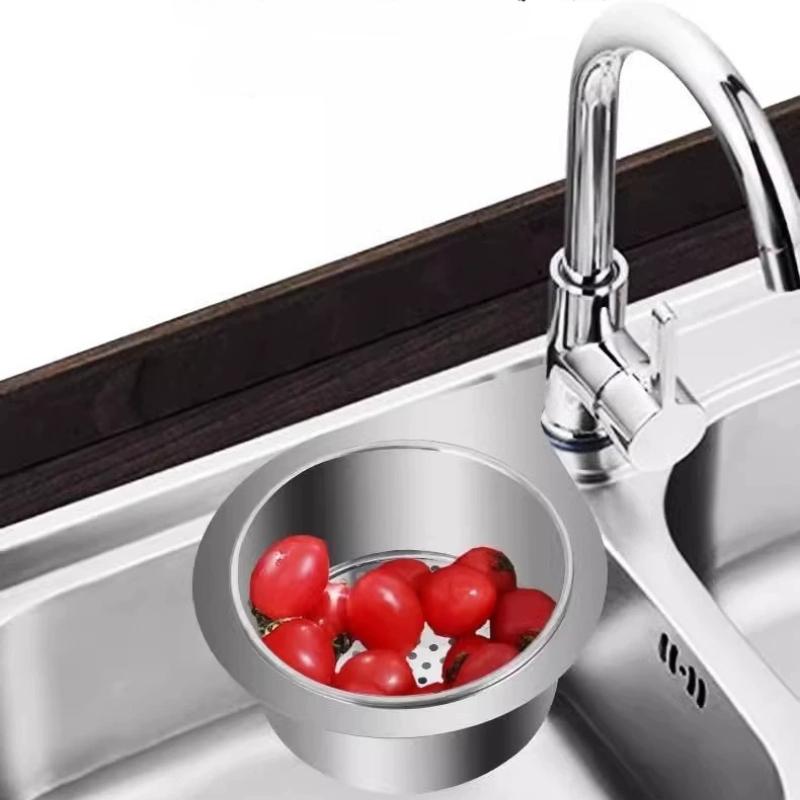 1pc Heavy-Duty Swan Drainage Basket - Undermount Kitchen Sink Organizer With, Space-Saving Countertop Drain for Kitchen