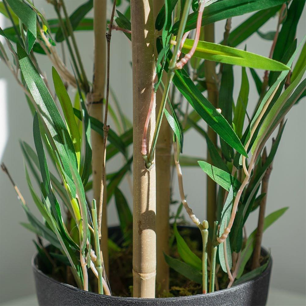 Artificial plant in a bamboo pot 97 cm