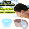 Collapsible Silicone Face Ice Bath Tray Cold Therapy For Facial Puffiness Portable Cryo Skin Tool Travel Beauty Bowl Facial Tool