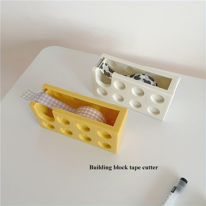 1pc Tape Dispenser Holder Cutter for Office Student Tape Box Gift Stationery