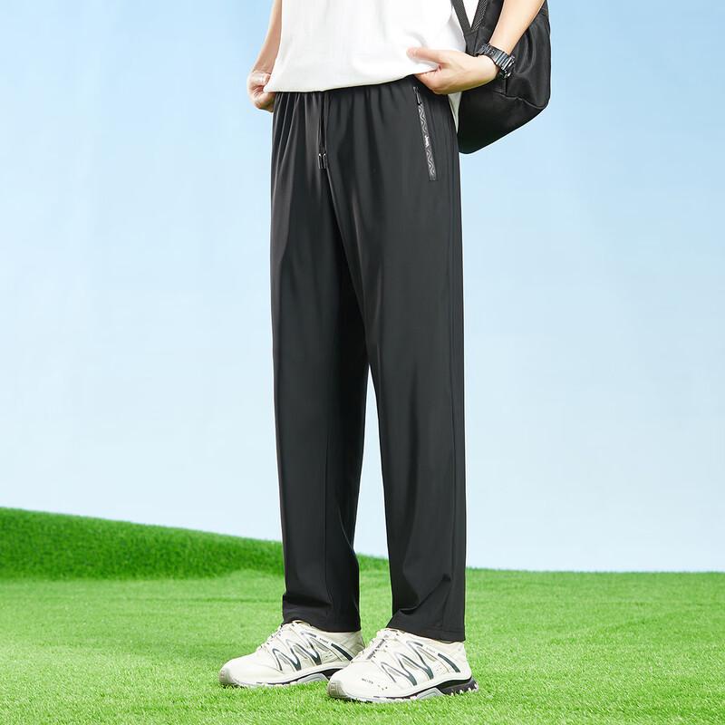 JEEP Men's Ice Silk Straight-Leg Casual Pants