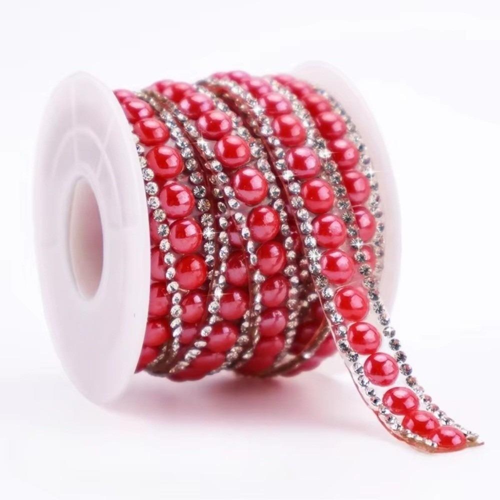 3 Yards Colorful Self Adhesive Crystal Strip Shiny Flexible Rhinestone Strip 3mm/6mm DIY Decoration Glass Rhinestone Trim