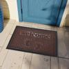Durable Rubber Door Pad,welcome Door Pad for Indoor and Outdoor Doors, with Grid Groove Pad, Dustproof, Anti Fouling,absorbent