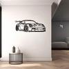 1Pc Metal Wall Art Car Sign 15.75x6.32 Inch Creative Modern Home Decor Gift