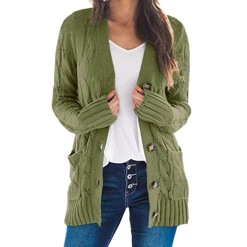 Knee length cardigan with buttons Clearance