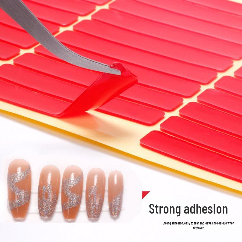 Nail Art Transparentes Doppelseitiges Klebeband - Rückstandsfrei, 3 oder 10 Meter zum Ausstellen von Farbkarten und Nagelstücken.