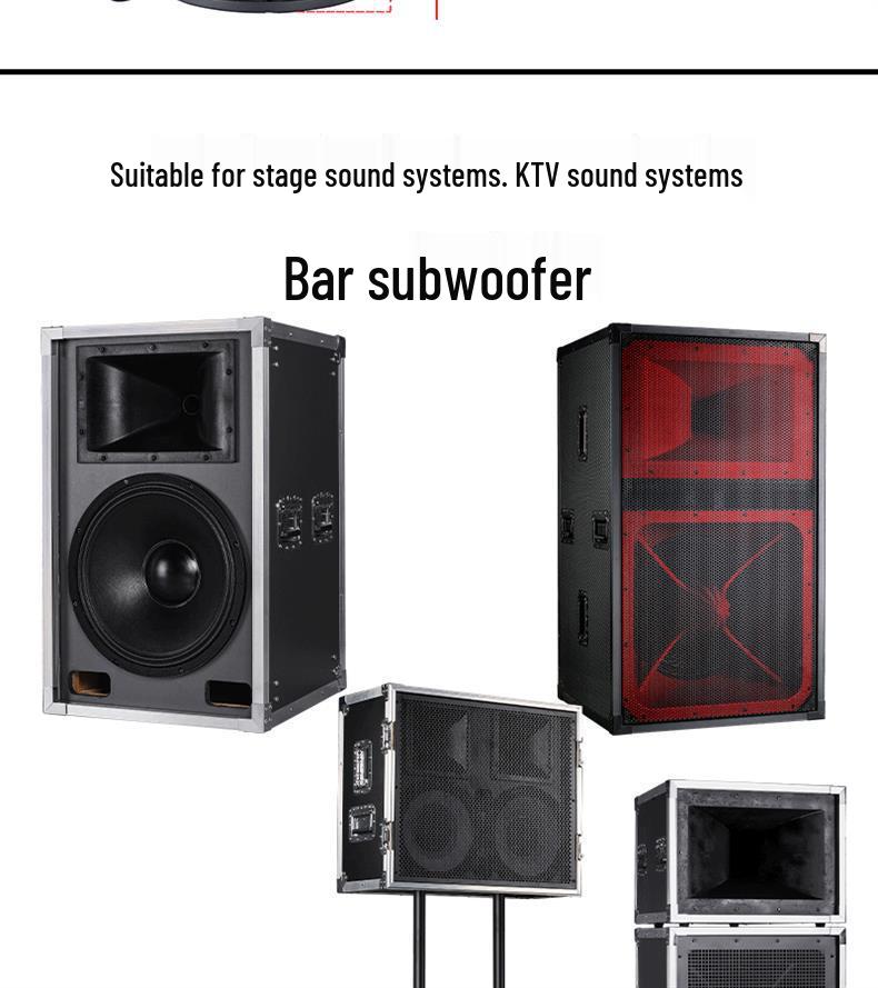 6.5-21 inch High-Power Mid-Bass Pro Stage Speaker with Neodymium Magnet