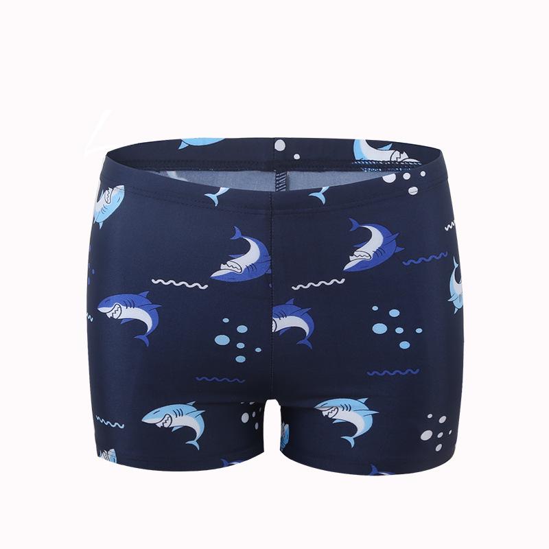 Korean Style Quick-Dry Kids' Swim Set: Cute Cartoon Swim Trunks & Boy's Cap