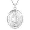 New Arrive 40-75cm 925 Silver seashell Photo open Frame Necklace Snake Chain For Woman Man Wedding Jewelry