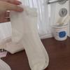 Female Spring and Summer Mesh Hollow Out Breathable Sweat Resistant Pilling White Pile Socks