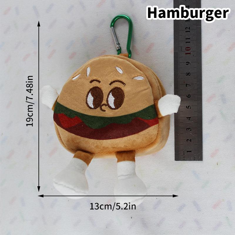 

Плюшевий гаманець Тост Хліб Прекрасна міні-монетка Портативна плюшева картка-ключ Навушник Сумка для зберігання Гаманець Підвіска Брелок для дівчаток Подарунки Іграшки