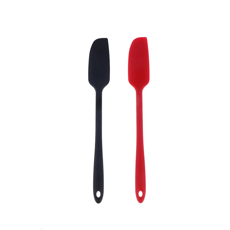 1Pc Long Handle Silicone Spatula Heat Resistant Flexible Non-Stick Slim Spatula Diy Cake Cream Scraper Baking Tool