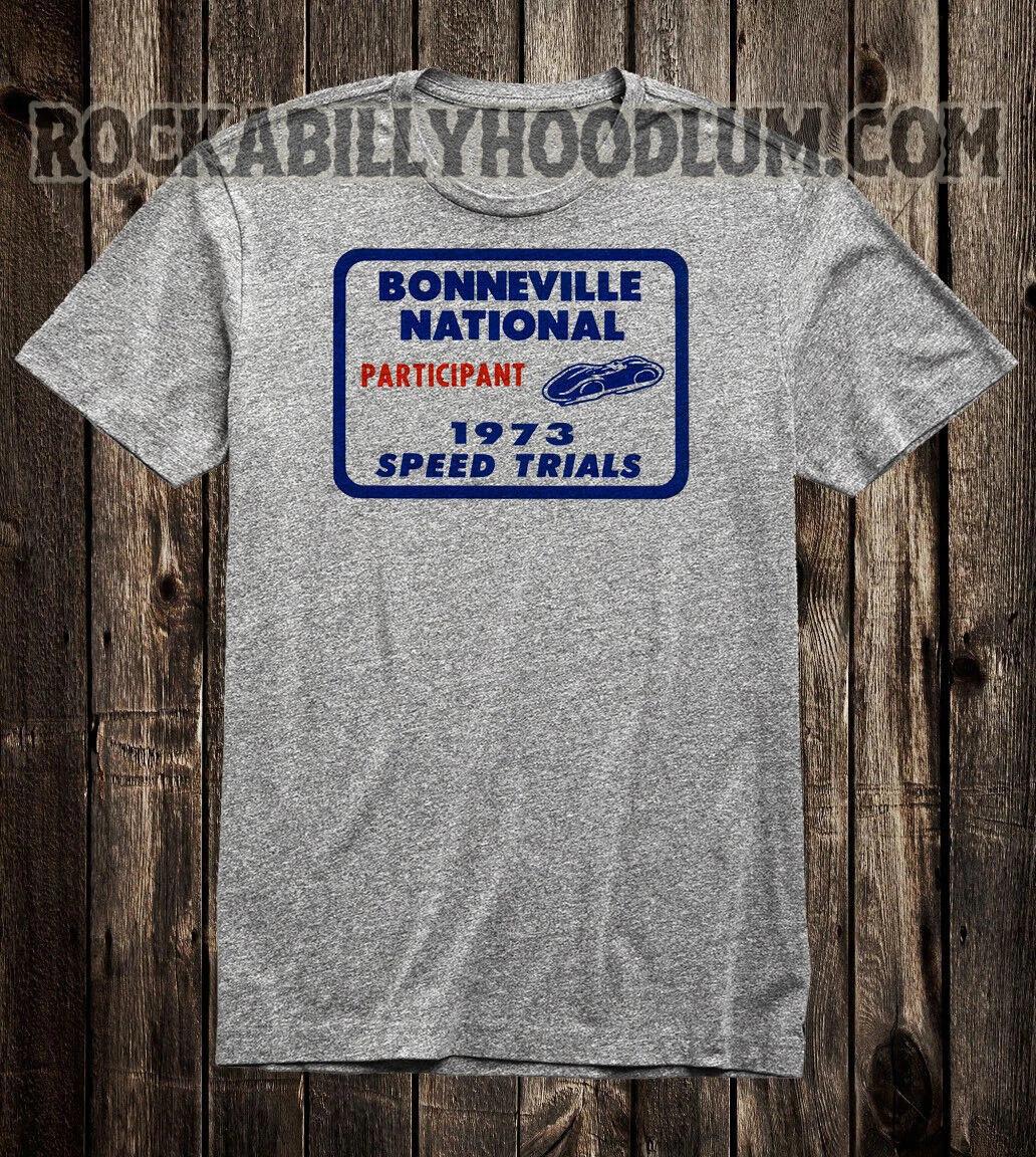 Retro Hot Rod T Shirt Tee Racing Bonnevile Speed Trials Salt Flats 1973 3XL