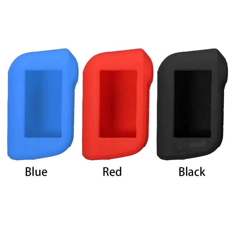 Funda de silicona para llave de coche Starline A93 A63, versión rusa, alarma bidireccional, control remoto LCD, llavero, funda n.° 270408