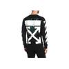 Off-White Ss20 Dripping Arrows Logo Long Sleeve T-Shirt Men Tops Black OMAB001R201850051001