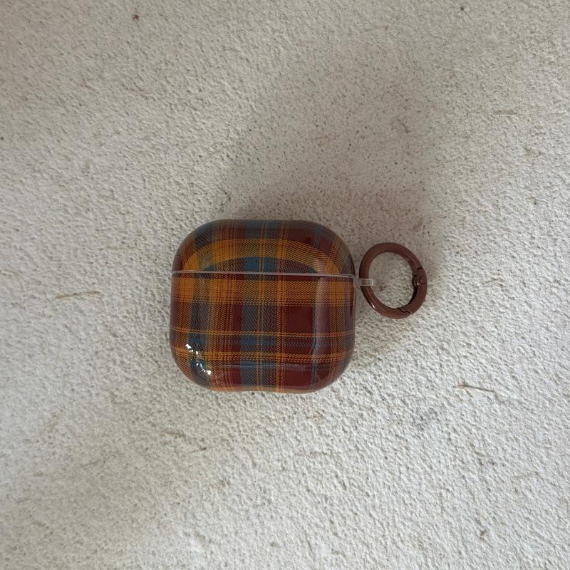 Ins Korean Color Matching Plaid Is Suitable for Apple AirPods 1 Generation Earphone Cover Pro1 Wireless Bluetooth 1 Soft Protective Case
