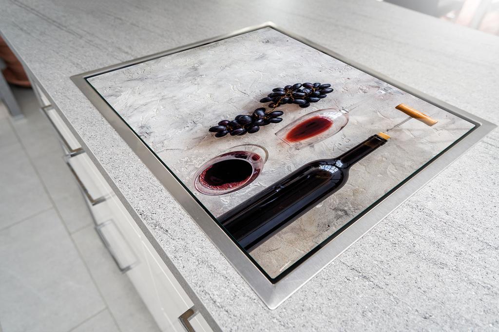 PLANCHE À DÉCOUPER EN VERRE 52x30 VIN